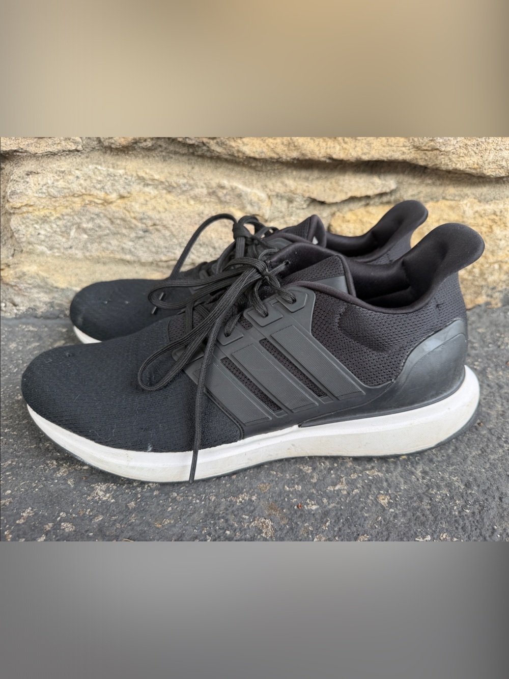 adidas Black and White Men's Running Sneakers